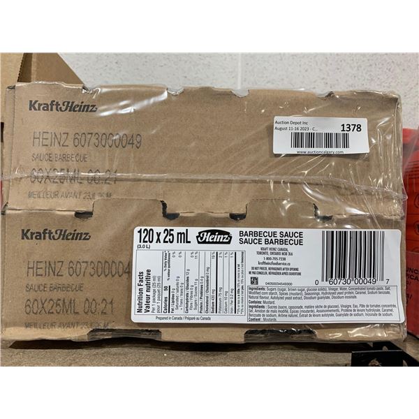 Kraft Heinz BBQ Sauce (120 x 25ml)