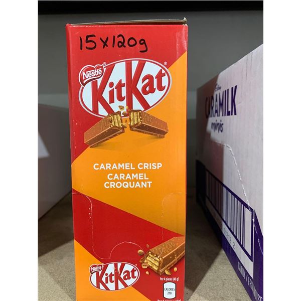 Nestle KitKat Caramel Crisp Chocolate Bar 15 x 120g
