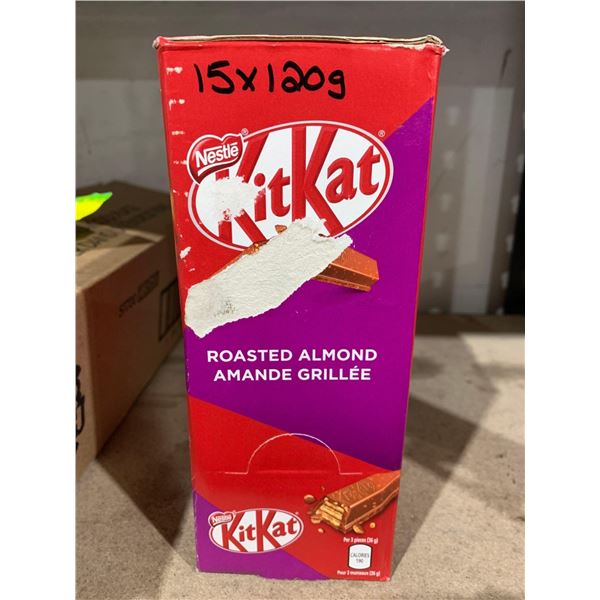 Nestle KitKat Roasted Almond 15 x 120g