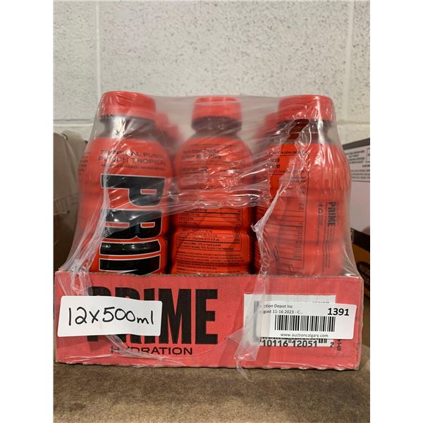 Prime Tropical Punch Hydration Drink 12 x 500ml