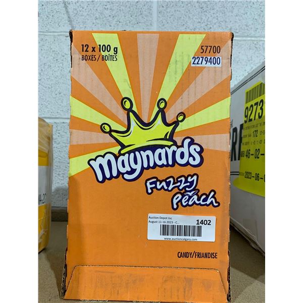 Maynards Fuzzy Peach Candy (12 x 100g)