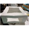 Image 2 : White Window Pastry Boxes 9x9x4" - 4x 150 Count