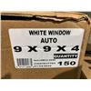 Image 4 : White Window Pastry Boxes 9x9x4" - 4x 150 Count
