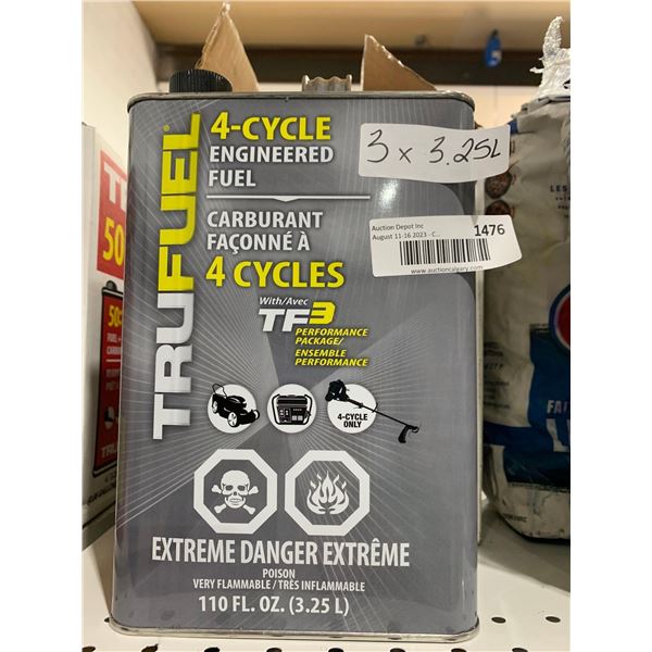 TruFuel 4-Cycle Engineered Fuel 3x3.25L