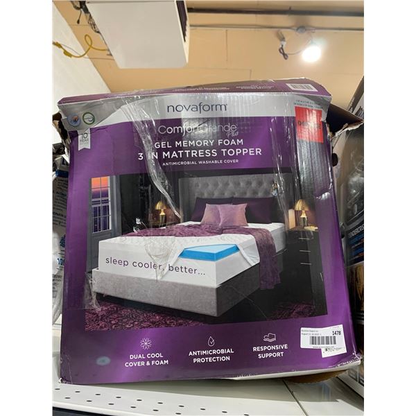 Novaform Double Memory Foam Mattress toopper