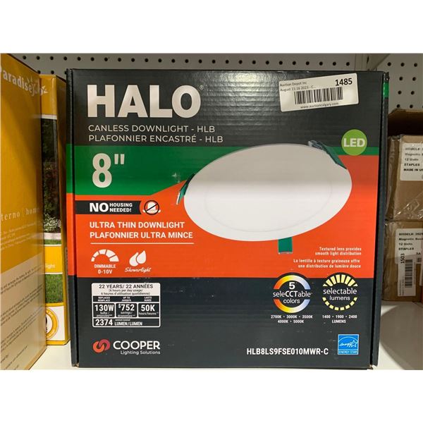 Halo Canless Downlight 8"
