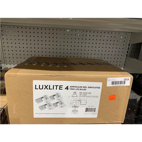 Luxlite set of 4 Free LED Bulb Lights