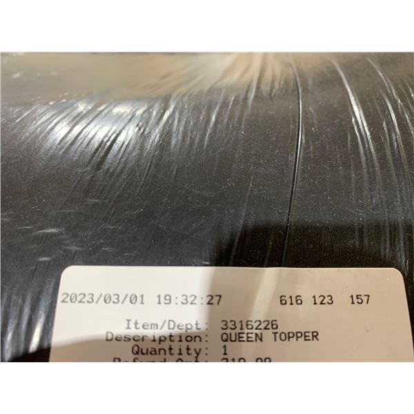 Queen Size Memory Foam Mattress Topper