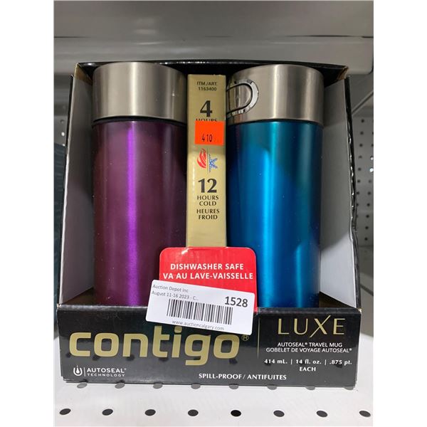 Contigo Luxe 2 Pack Travel Coffee Cups