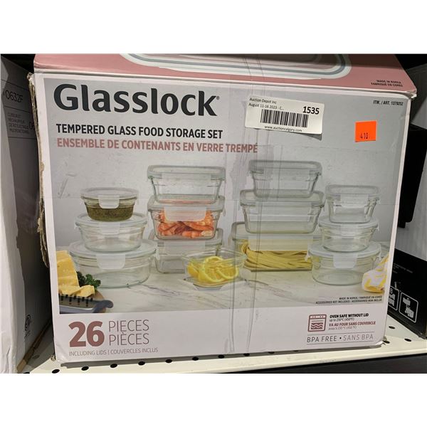 Glasslock Tempered Glass Food Storage Set