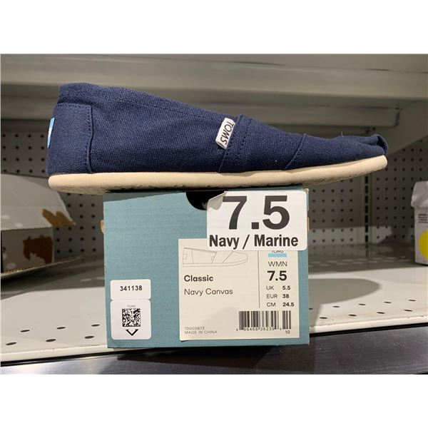 Toms Ladies Size 7.5 Slip On Shoes