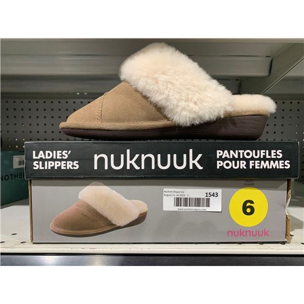 Nuknuk Ladies Size 6 Slippers