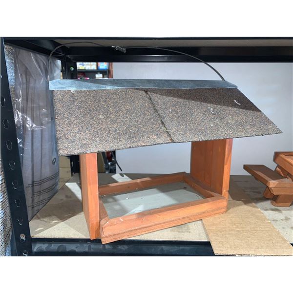 Locally Hand Crafted Hand Crafted Hanging Bird Feeder