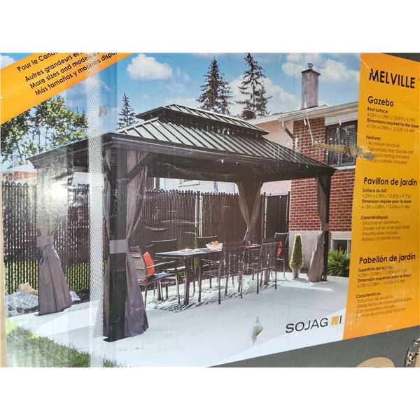 Sojag Melville 10X13" Hard Top Gazeebo BOX 1 OF 2 ONLY