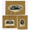 Image 1 : British America, Canada & Nova Scotia, Proof Vignette Trio used on Banknotes & Fiscal Documents, ND 