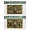 Image 1 : Kwangtung Provincial Bank, 1931, Pair of Sequential Issued Banknotes