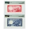 Image 2 : Gambia Currency Board, ND (1965-70), Pair of Issued Banknotes