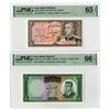 Image 1 : Bank Markazi, ND (1962) - ND (1974-79), Pair of Issued Banknotes