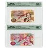 Image 1 : Government of Saint Helena, 2012, Pair of Specimen Banknotes