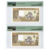 Image 2 : Banque Centrale des Etats de l'Afrique de l'Ouest, 1987-89 Issued Banknote Pair Including One "Top P