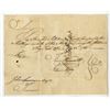 Image 1 : Revolutionary War Connecticut, 1781 Promissory Note Issued to Branford Selectmen
