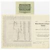 Image 2 : Western Bank Note & Engraving Co., 1913 I/C Stock Certificate #2 with ca.1900-20's WBNC Business Car