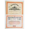Image 1 : Provident Savings Life Assurance Society of New York, ND (1900-20s), Specimen Certificate Pair