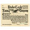 Image 1 : Idaho Eagle Mining Co., 1910 I/U Stock Certificate