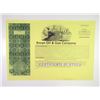 Image 1 : Enron Oil & Gas Co., 1985 Unique Production Proof - Mockup Stock Certificate, XF SC-USBN