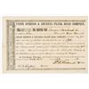 Image 1 : Union Springs & Levanna Plank Road Co., 1853 I/U Stock Certificate