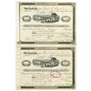 Image 1 : Princeton and Kingston Branch Turnpike Co. Reorganized, 1895, I/C Stock Certificate Pair