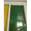 Image 4 : 2 John Deere Coloured Wall/Window Decor (1 Wood Panel Missing) 25 1/2 Wide x 41 High