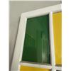 Image 5 : 2 John Deere Coloured Wall/Window Decor (1 Wood Panel Missing) 25 1/2 Wide x 41 High