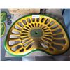 Image 1 : John Deere Coloured Metal Tractor Seat