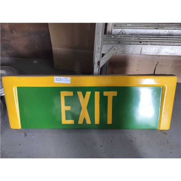 John Deere Coloured Exit Sign 30 Wide x 10 High