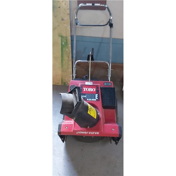 Toro Power Curve Snowblower Model # CCR2000E