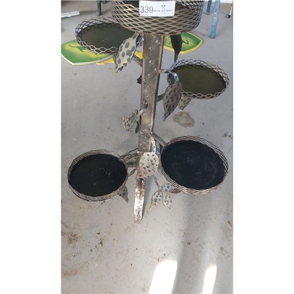 Unique Hand Crafted 5 Tier Indoor Plant Stand 21 Inches Wide x 33 Inches High