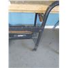 Image 5 : Home Designed Shop Table on Wheels  54 1/2 Wide x 16 deep x 33 1/2 High