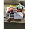 Image 1 : Assortment of Vehicle Oil Filters & Other Car Maintenance Items