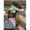 Image 4 : Assortment of Vehicle Oil Filters & Other Car Maintenance Items