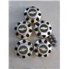 Image 1 : 5 Chevrolet Hubcaps  8 1/4 in Diameter