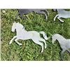 Image 2 : 9 Wooden Horses (Great Wall Decor)  Various Sizes