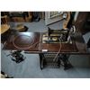 Image 1 : Antique Singer Treadle Sewing Machine No Y6475131  29 High x 46 Long x 16 Deep