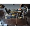 Image 2 : Antique Singer Treadle Sewing Machine No Y6475131  29 High x 46 Long x 16 Deep