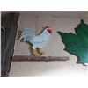 Image 2 : Assorted Wall Decor, Maple Leafs & Chickens  Maple Leaf is 33 Wide x 33 High