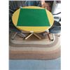 Image 1 : Vintage Round Table in John Deere Colours & 3 Chairs  42 in Diameter & 29 High
