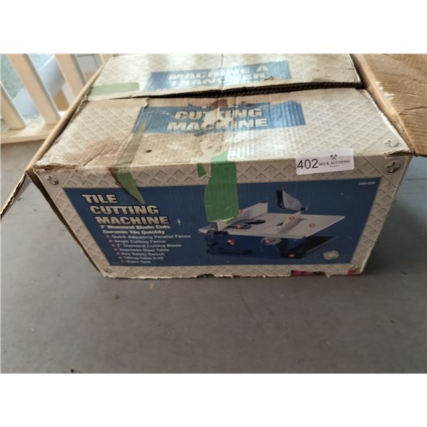 Tile Cutting Machine Model #166-559