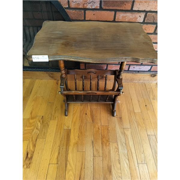 Wooden Magazine Rack 24 High x 24 Wide x 15 1/2 Deep