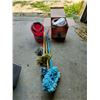Image 1 : Brand New "The Ultimate Spin Mop" & Vileda Quick Wring Mop Bucket & Assortment of Mops