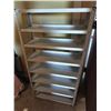 Image 1 : White Metal Storage Shelf  58 High x 31 Wide x 12 Deep